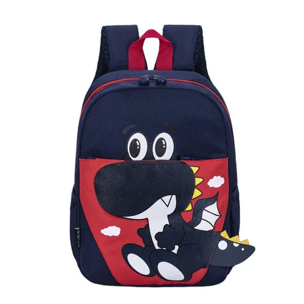 sac a dos enfant dragon bleu marine