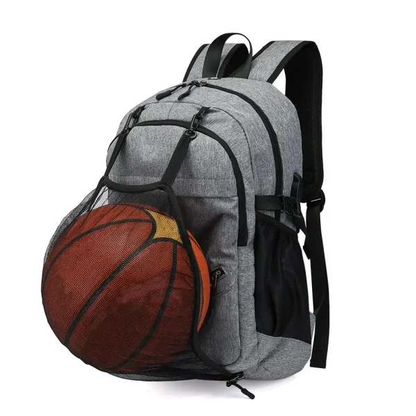 sac a dos enfant foot filet gris