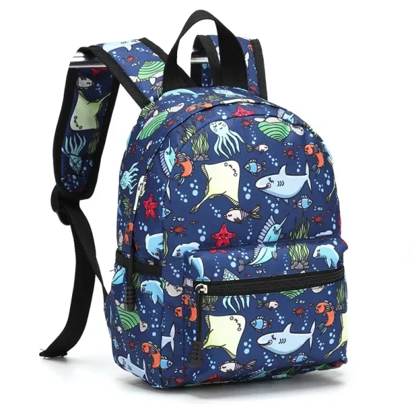 sac à dos enfant avec poissons qui ont le smile