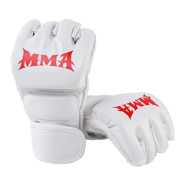gants de boxe enfant Kick MMA Sanda blanc