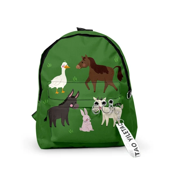 sac a dos enfant animaux de la ferme
