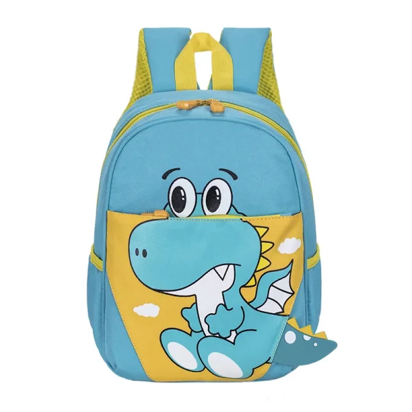 sac a dos enfant dragon bleu jaune