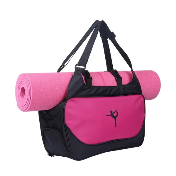 sac de sport enfant yoga rose