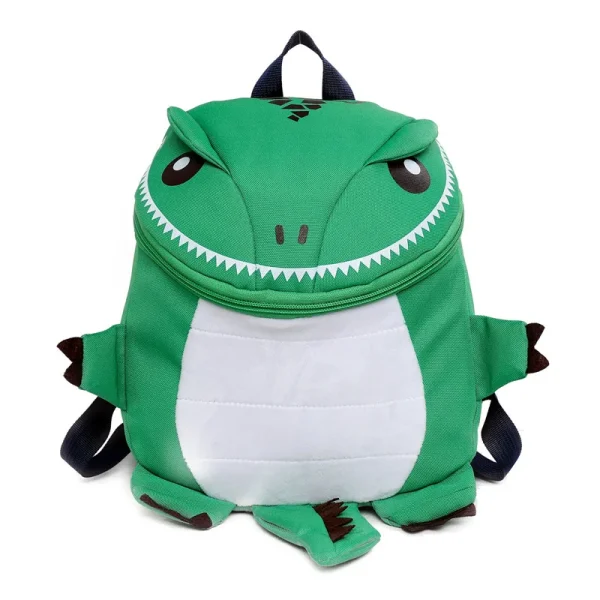 sac a dos enfant dinosaures aux 1000 dents vert