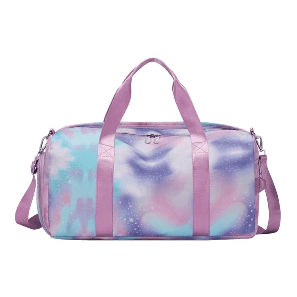 sac de sport dance graffiti mauve