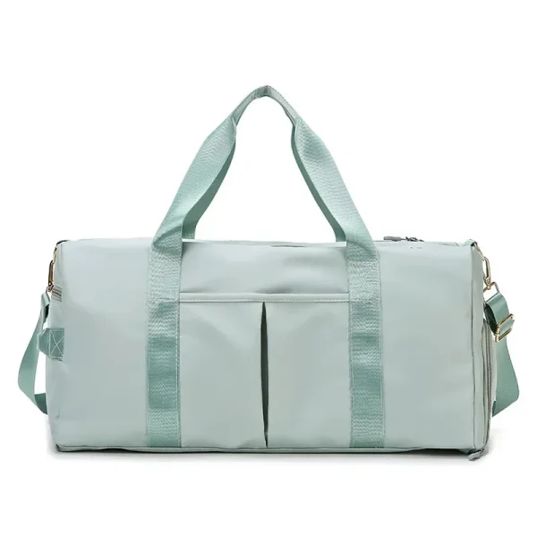 sac de sport danse fille satiné vert