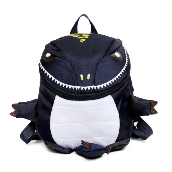 sac a dos enfant dinosaures aux 1000 dents bleu marine
