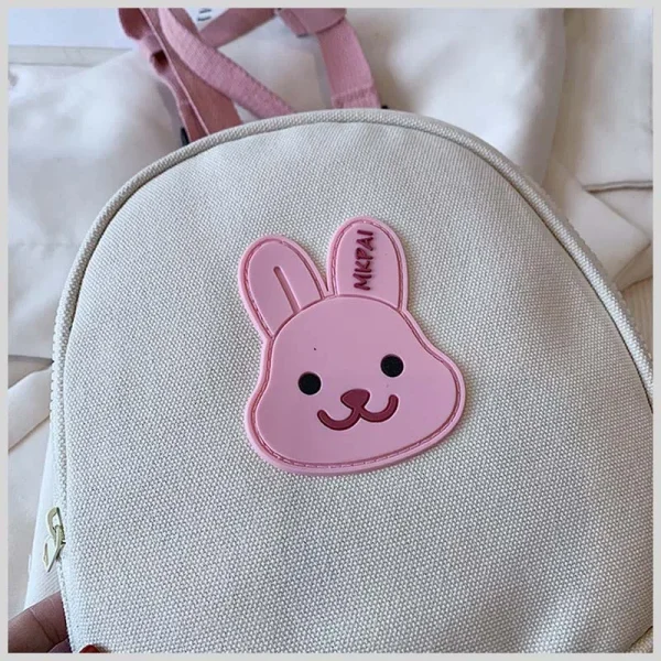sac a dos enfant 3 ans lapin rose