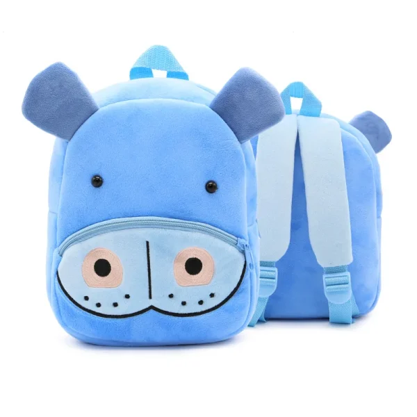 sac à dos enfant maternelle hippopotame