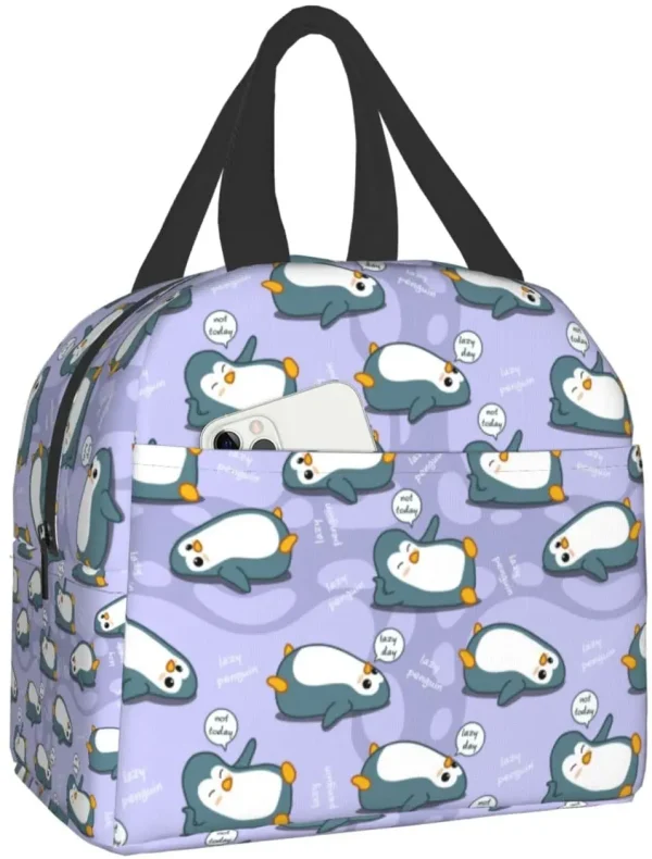 sac isotherme enfant pingouin musicien