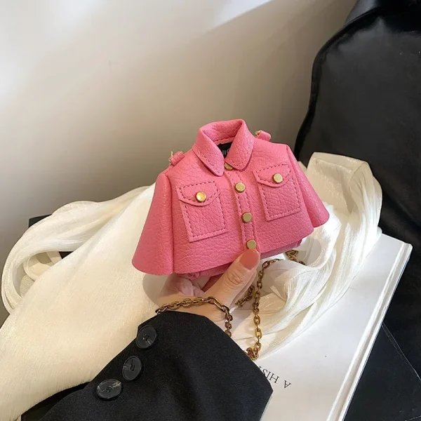 sac à main enfant fille veste rose