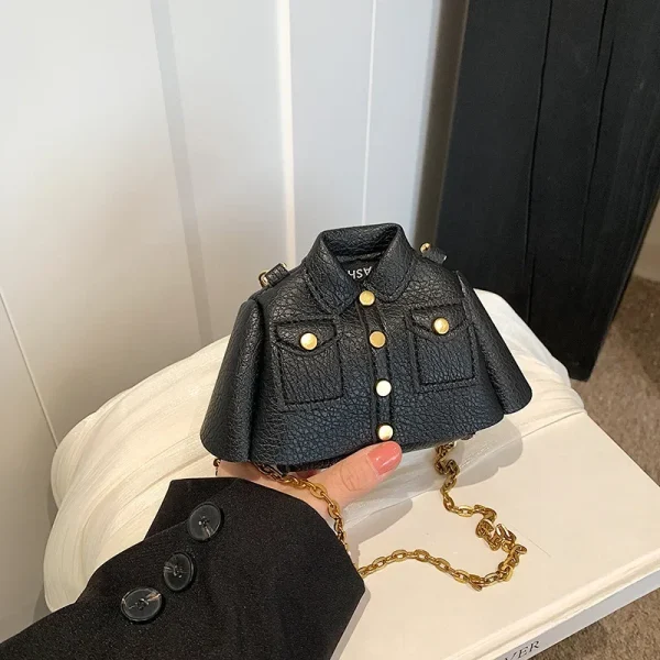 sac a main enfant fille veste noir