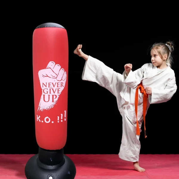 sac de frappe enfant gonflable 1.60