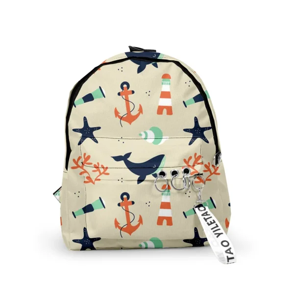 sac a dos enfant baleine phare ancre