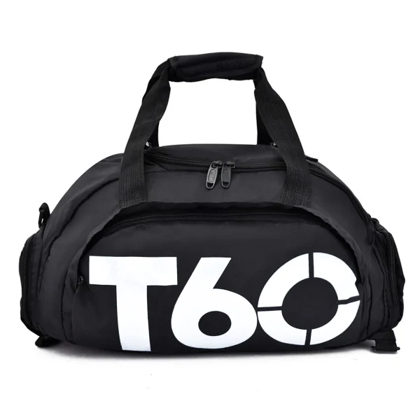 sac de sport enfant grand format noir blanc
