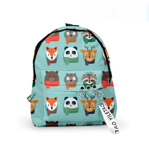 sac a dos enfant animaux hivers écharpe