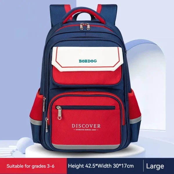 sac à dos pour garçon rouge grand