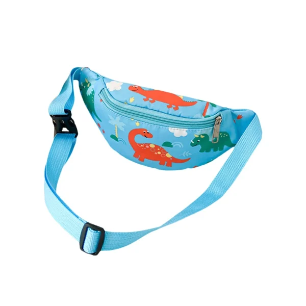 sac banane enfant dinosaure bleu