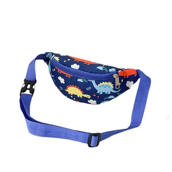 sac banane enfant dinosaure bleu