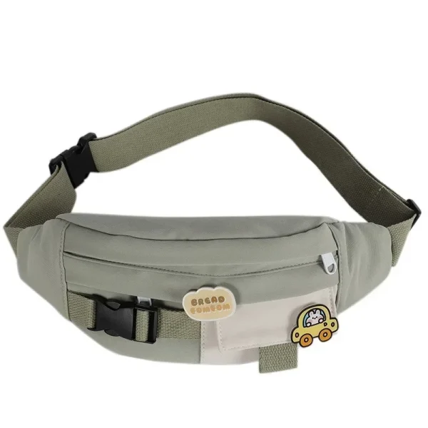 sac banane enfant voiture kaki