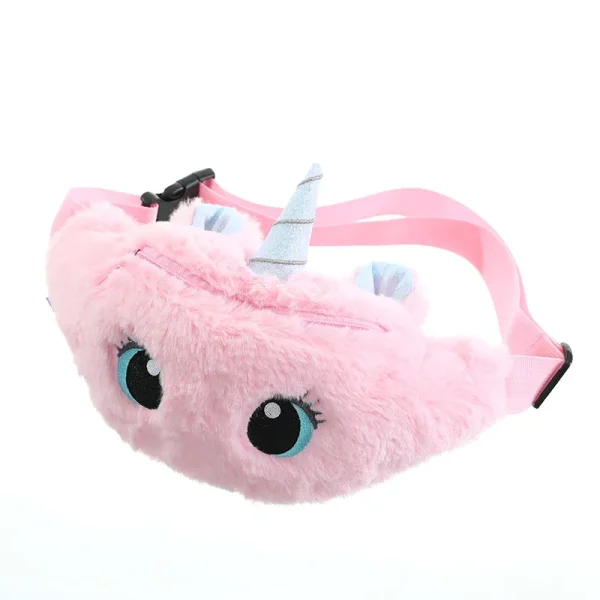 sac banane enfant licorne rose