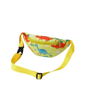 sac banane enfant dinosaure jaune