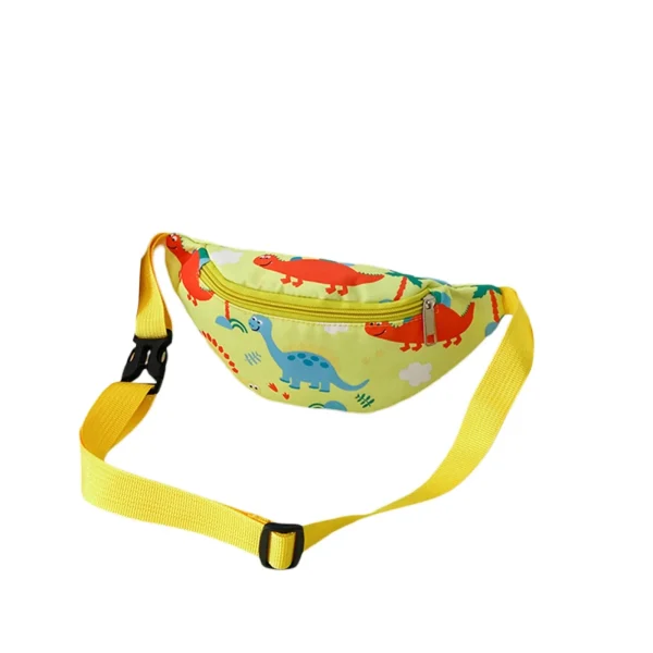 sac banane enfant dinosaure jaune