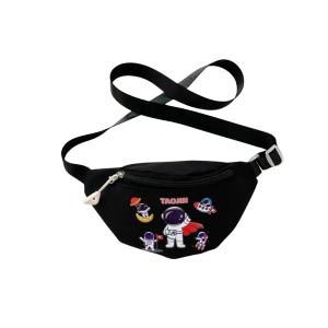 sac banane enfant astronaute noir