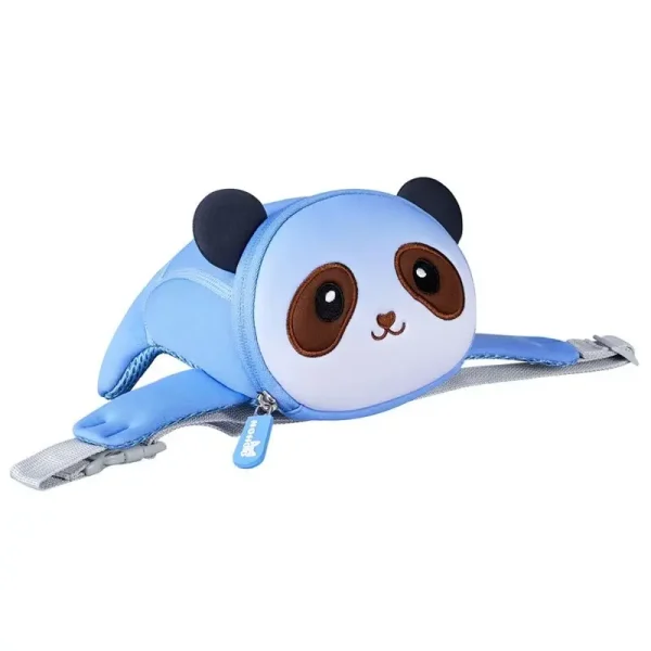 sac banane enfant panda bleu