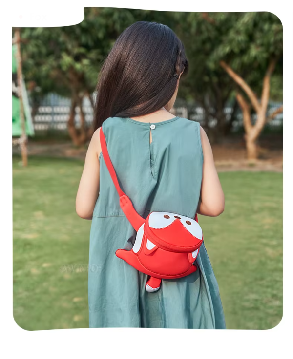 sac banane enfant renard rouge