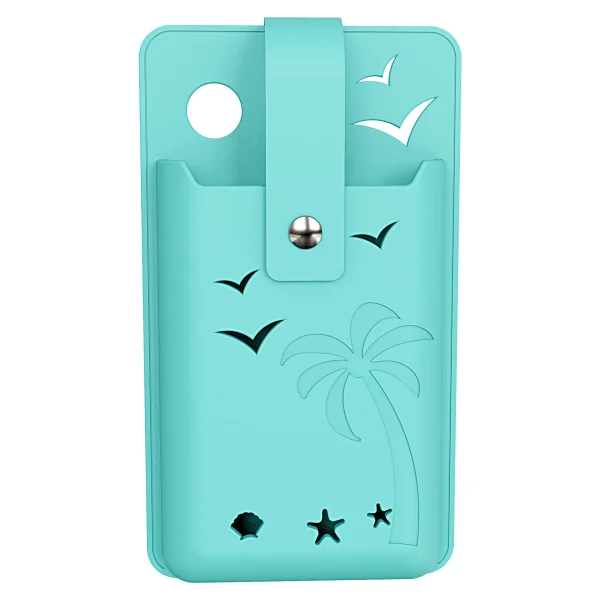 support pour téléphone pour la plage bleu clair