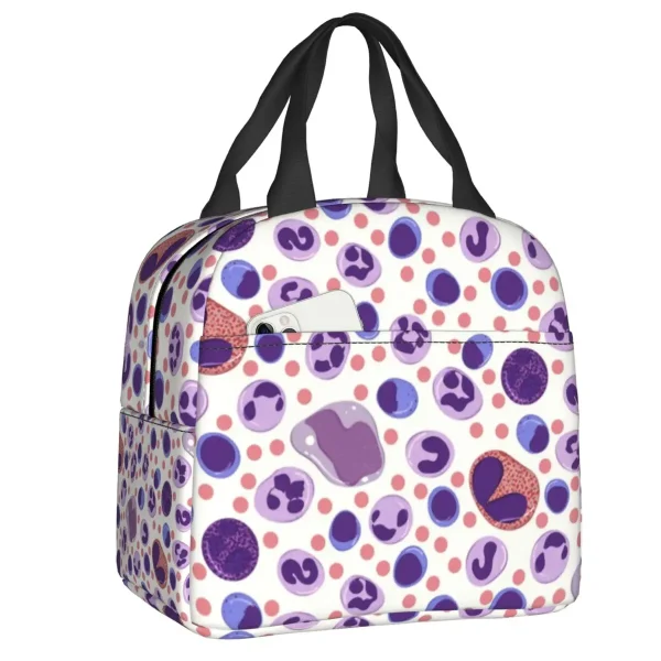 sac isotherme gouter chimie microbes violet