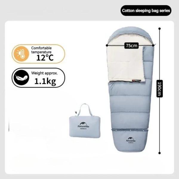 sac de couchage enfant bleu 12 degrés